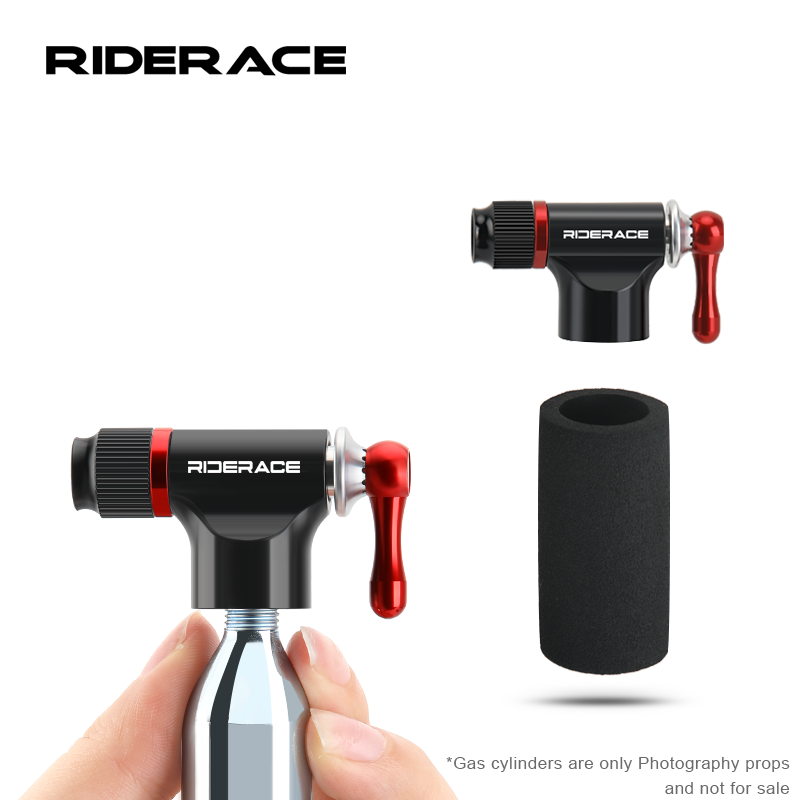 RIDERACE велосипедный насос CO2 мини портативный ручной велосипедный насос для накачивания шин велосипедный воздушный насос из алюминиевого сплава Schrader Presta клапан AV FV