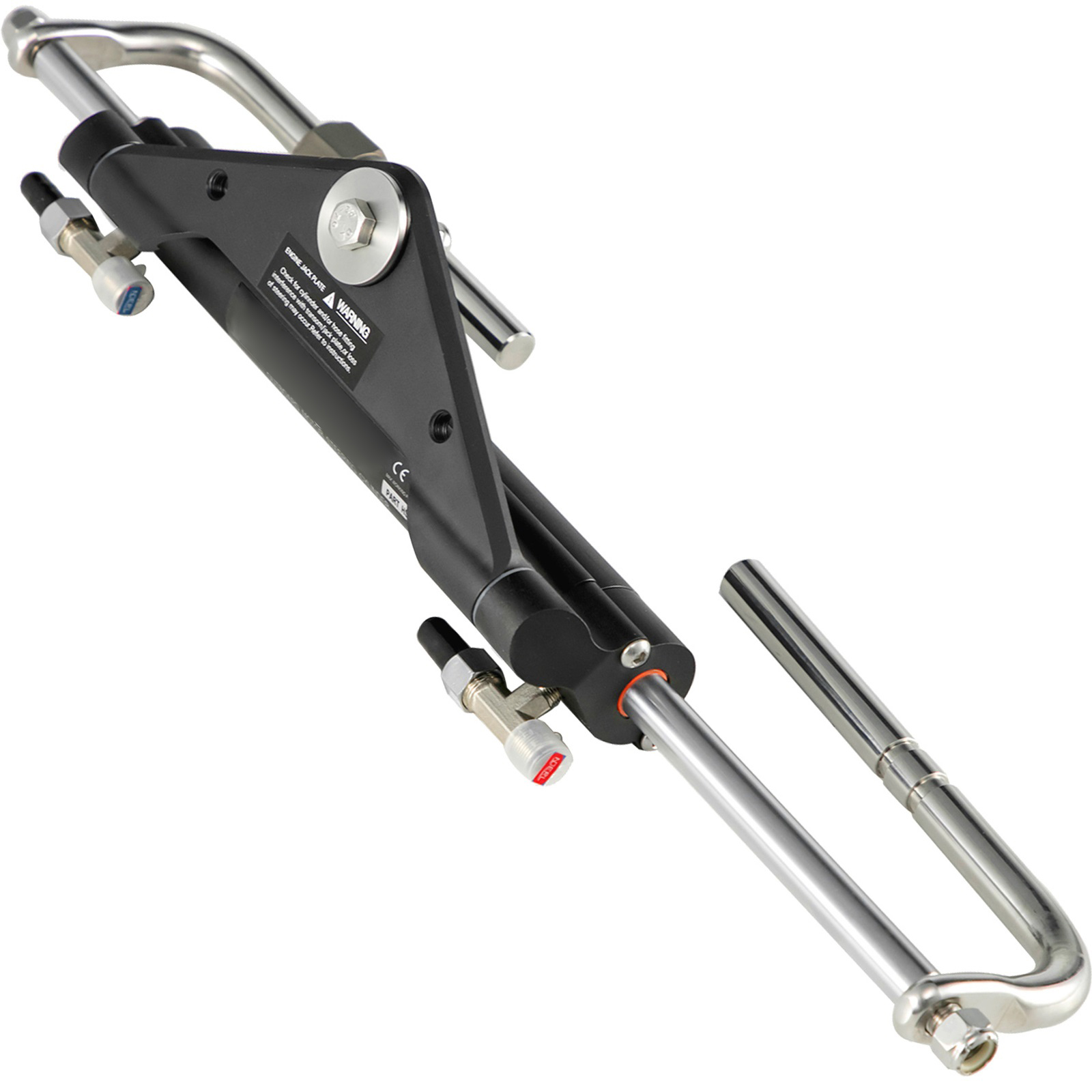 SucceBuy Hydraulischer Lenkzylinder 150 PS HC4645H Vorne montierter hydraulischer Außenbordmotor-Marine-Lenkzylinder passend für die Bootslenkung