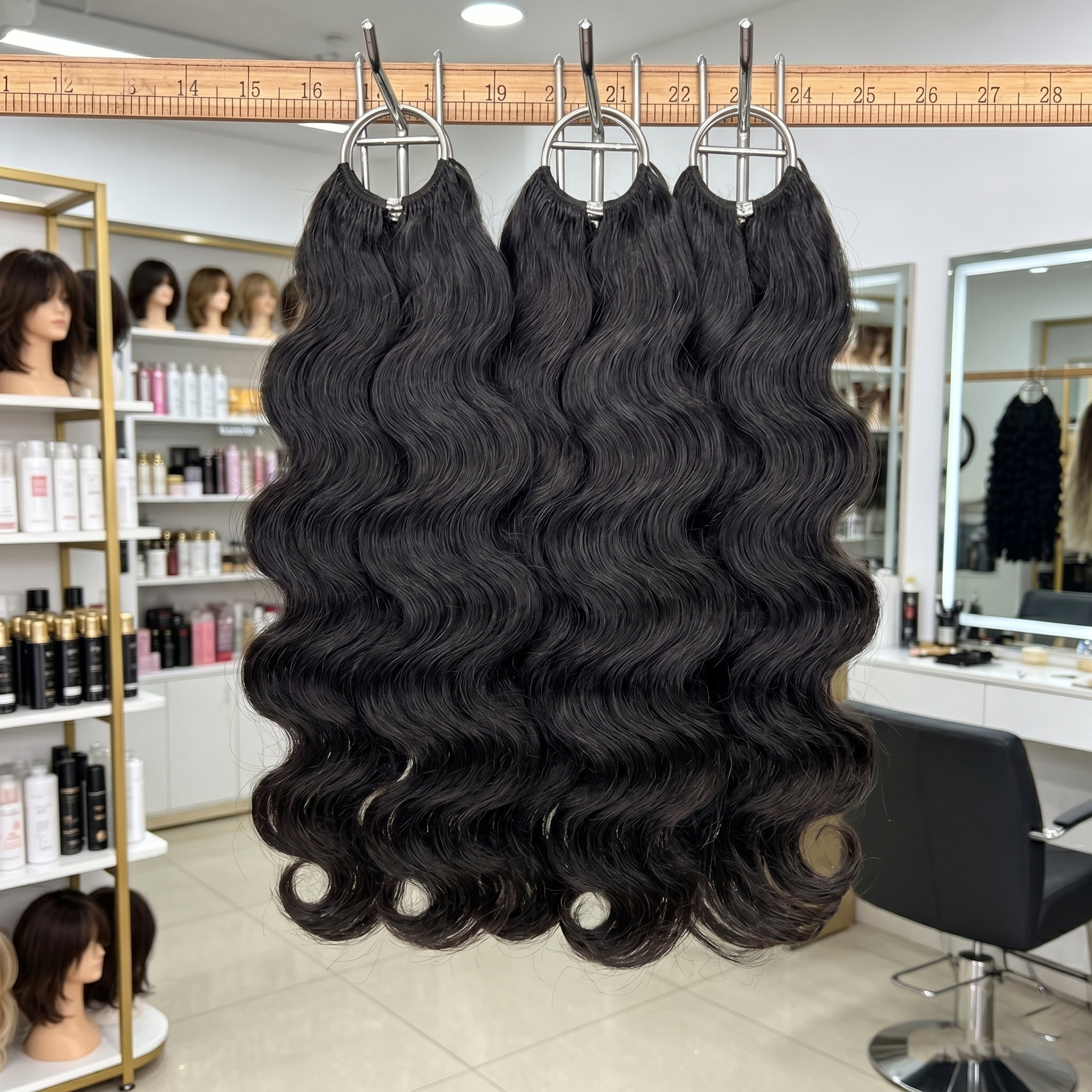 Smilegirl Trenzas de Cabello Humano Ondulado para Crochet, Sin Nudos, Pre-enlazadas, Cabello Virgen para Trenzar, Extensiones de Cabello Natural de 10 a 30 Pulgadas