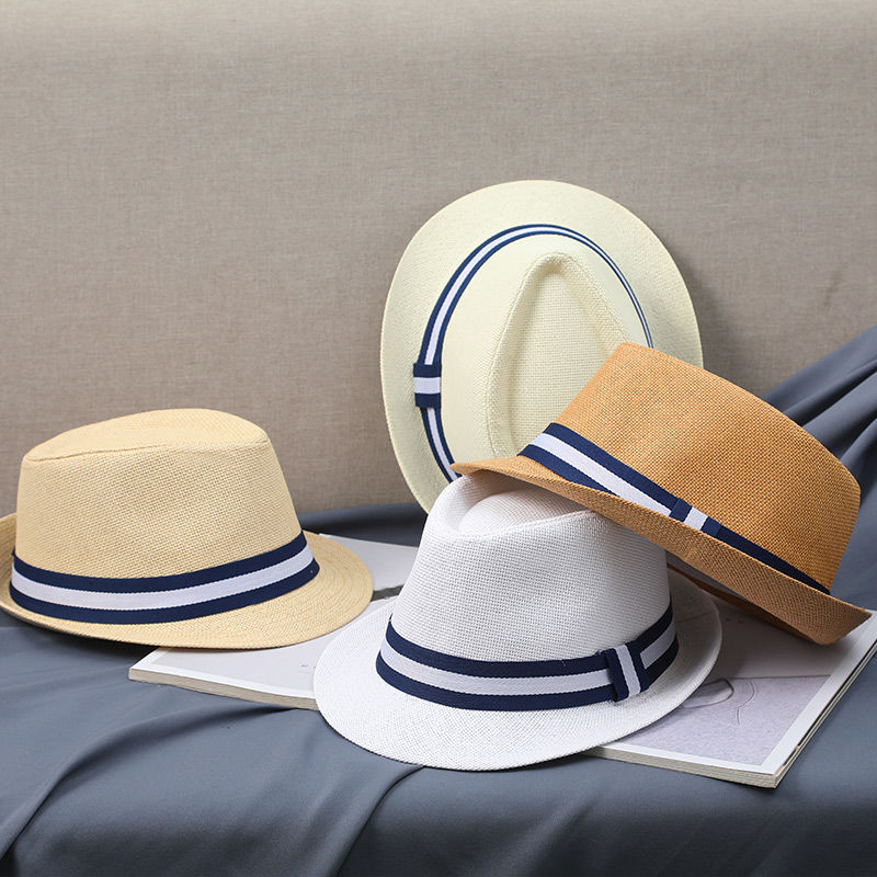 Chapeau de gentleman pour hommes d'âge moyen et âgés, court, ombrage, mode jazz, joker de loisirs en plein air, été, nouveau