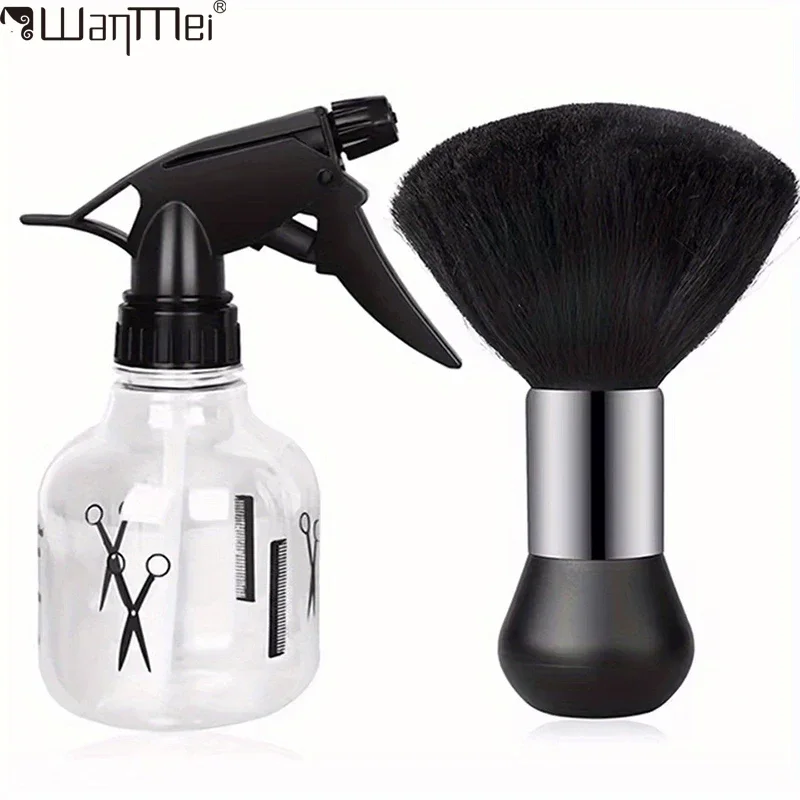 WANMEI Kapper Kapper Watersproeier Set Barbershop Kappers Nekstofdoek Reinigingsborstel Professioneel haarstylinghulpmiddel