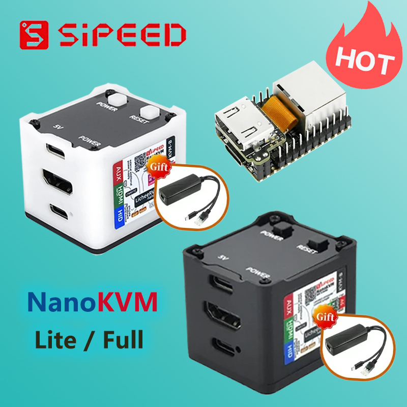 Sipeed NanoKVM Full NanoKVM Lite Mini Servidor de operación y mantenimiento de control remoto HDMI Raspberry Pi Lichee Nano KVM