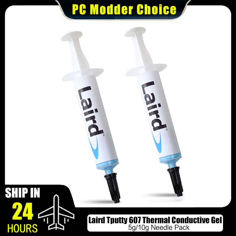 Gel Térmico Laird Tputty 607, Gel Conductor para Refrigeración de Memoria RAM de Portátiles, Paquete de 5g/10g con Aguja Aplicadora