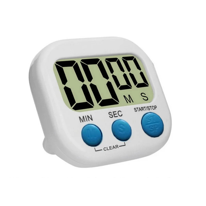 1PC LCD Cyfrowy minutnik kuchenny Magnetyczne gotowanie Duże odliczanie w górę Wyraźny głośny alarm Stonego Akcesoria kuchenne do domu