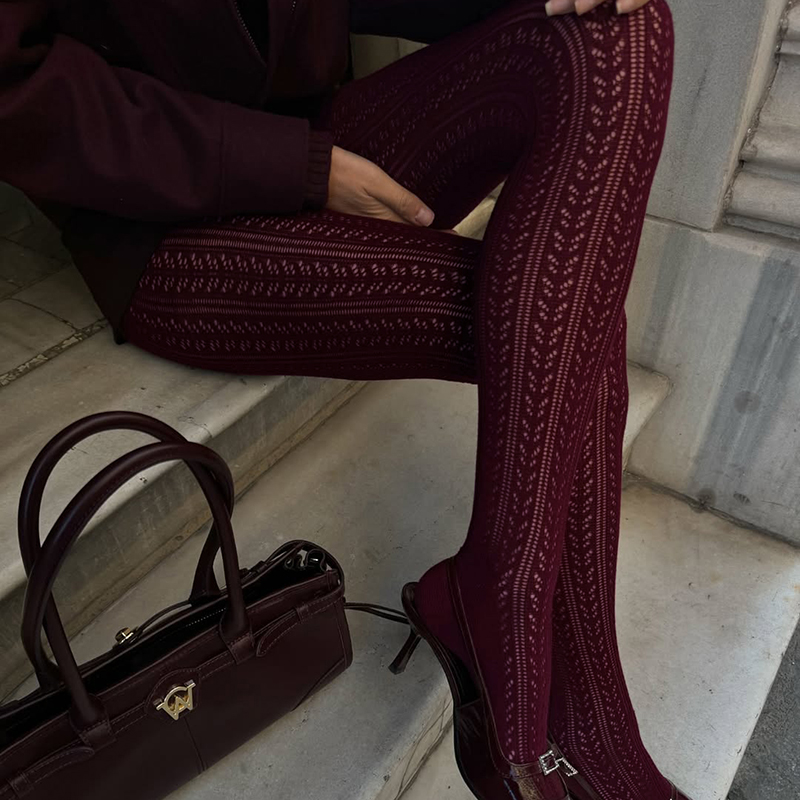 Kave 1 Pair Lolita Vintage Tights Women Fashion Hollow Out Pantyhose Sculpted Mesh Women Stockings For Dress 2025 Spring Legging