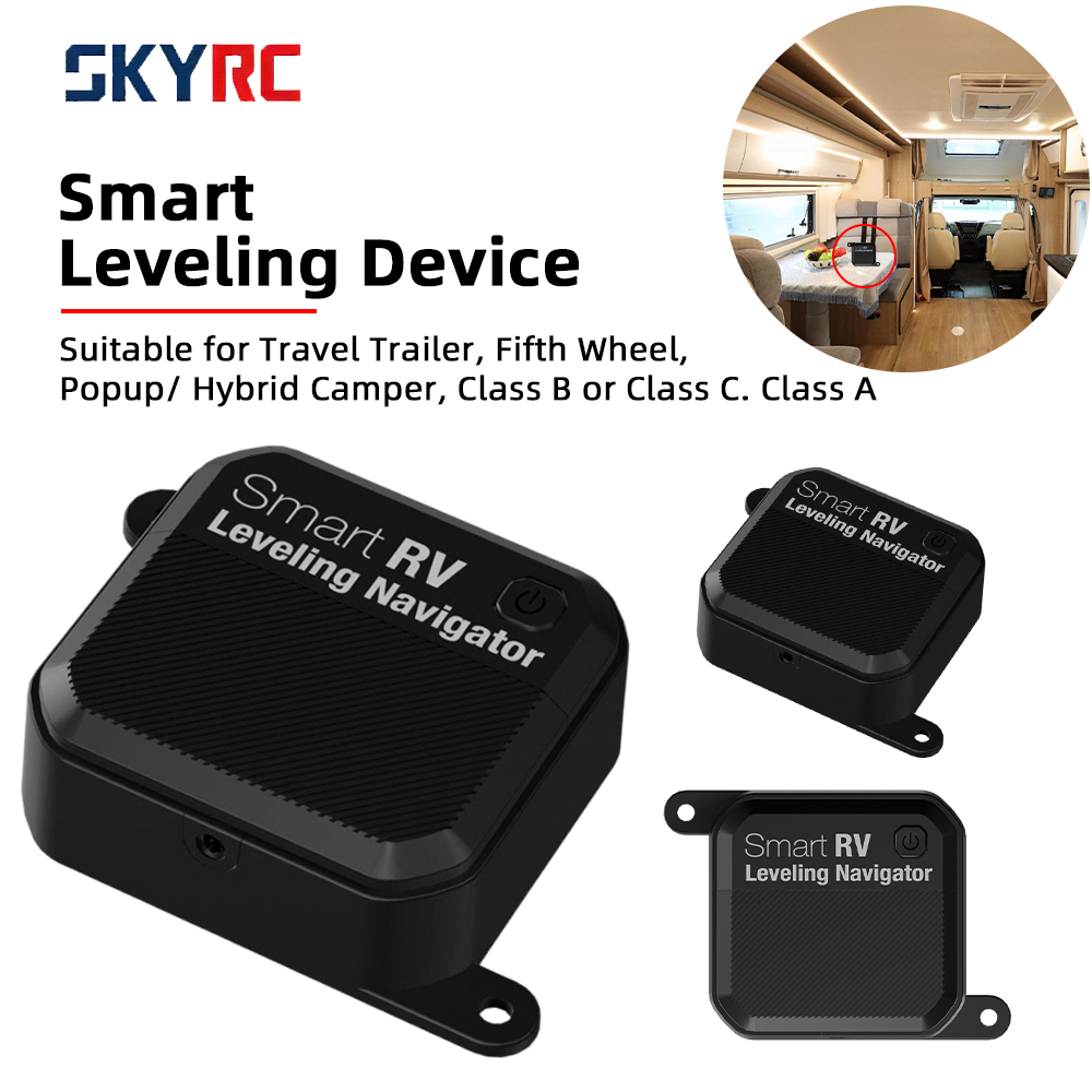 Navigateur de nivellement intelligent SKYRC pour caravanes, remorques à cinq roues, camping-cars pliables/hybrides