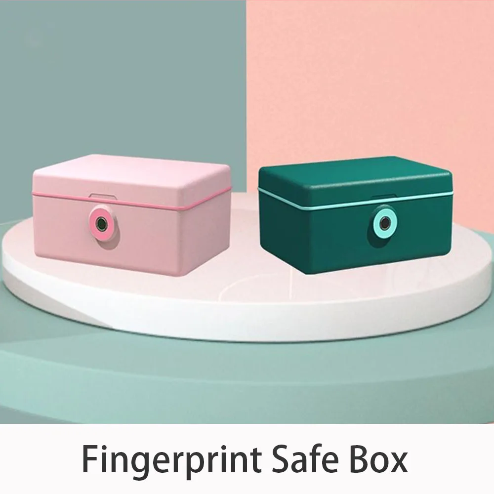 Finger abdruck Safe Box Geld Geld Münze Schmuck Sicherheit Aufbewahrung sbox Büro Haushalt Datei geheim versteckt sicher Sparschwein Mini Safe