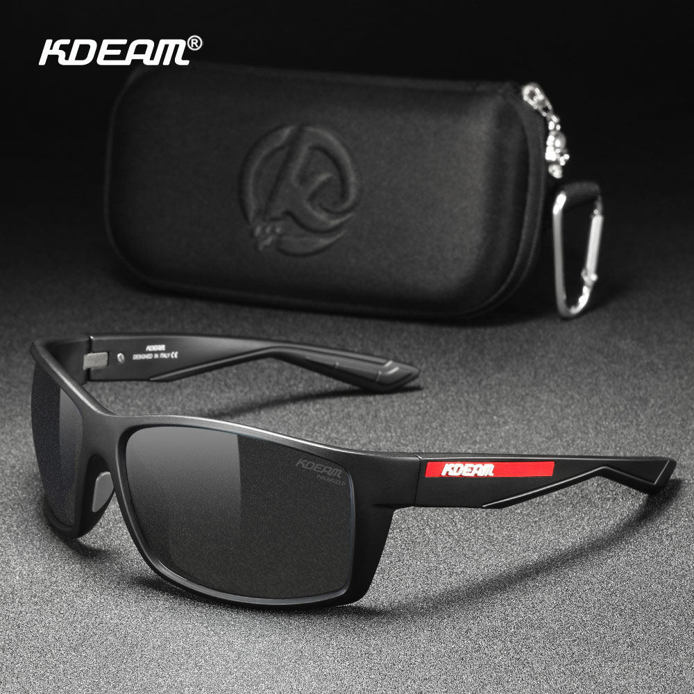 KDEAM 2024 lunettes de soleil de pêche polarisées et lentille de Protection UV400 lunettes de soleil pour hommes cadre en matériau TR90 incassable