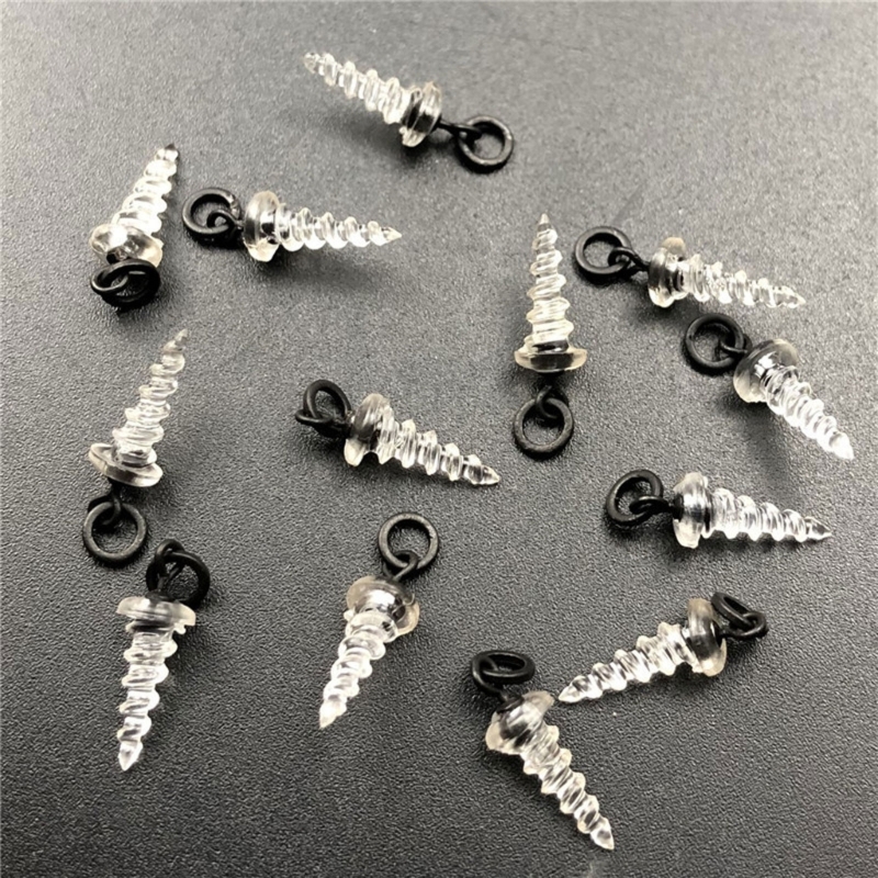 20 Pz Carpa Boilie Esche Vite Esche Artificiali per Carpa Richiamo Hair Rig Esche da Pesca Vite con Anelli Girelle Duraturo