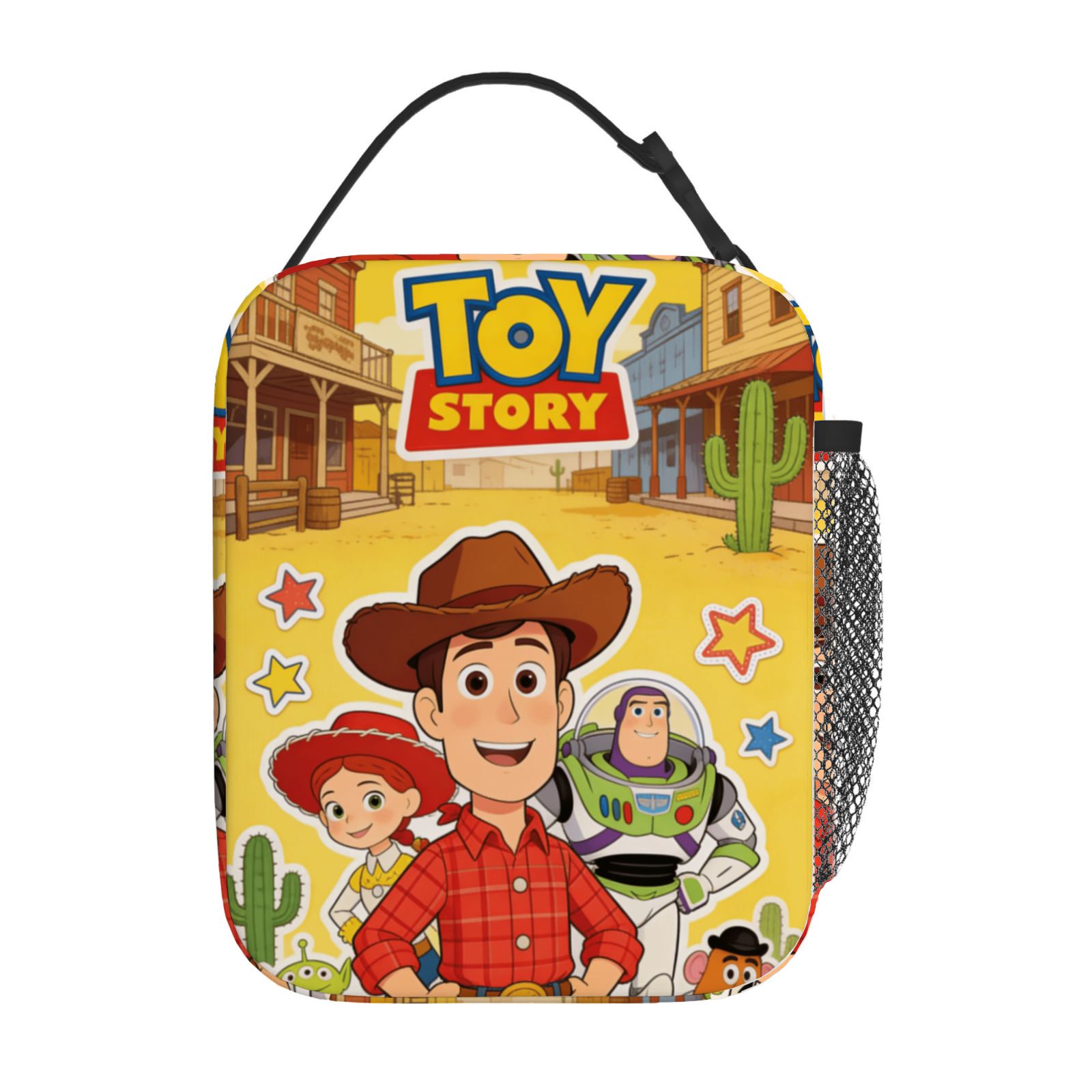 1 lancheira Woody, adequada para uso diário casual, lancheira para viagens, presente.
