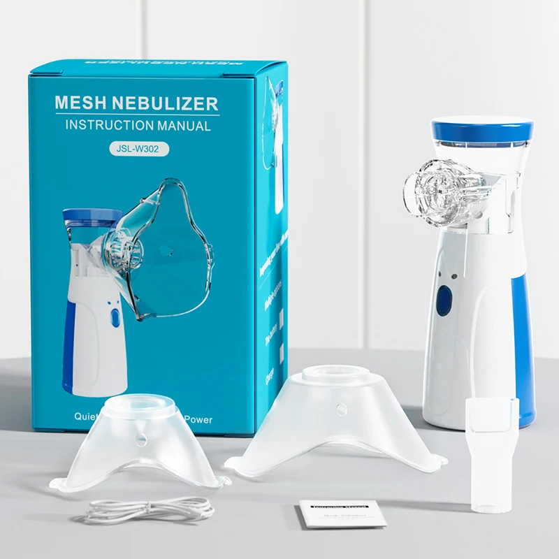 Mini nebulizador médico nebulizadores de mano atomizadores ultrasónicos inhalador de asma silencioso portátil para adultos niños con USB