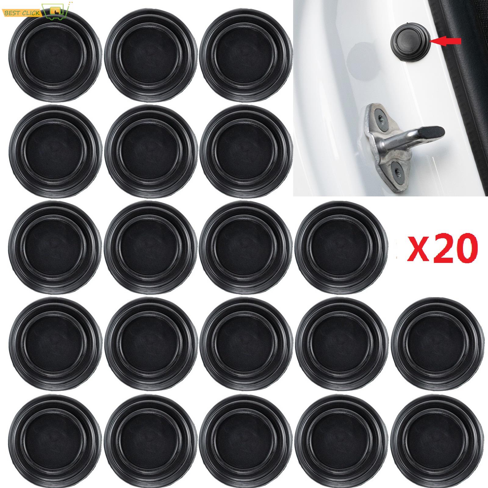 10 Uds 20 piezas almohadillas amortiguadoras de puerta almohadillas de parachoques absorción de impacto aislamiento acústico juntas de goma pegatinas adhesivas