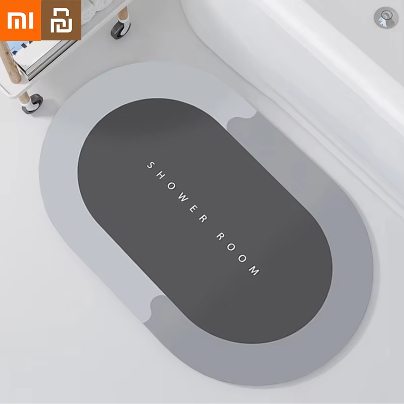 Xiaomi Youpin Коврик для ванной Супервпитывающий нескользящий коврик для ванной комнаты Быстросохнущий ковер для душа Кухонные коврики для двери Домашний напольный коврик