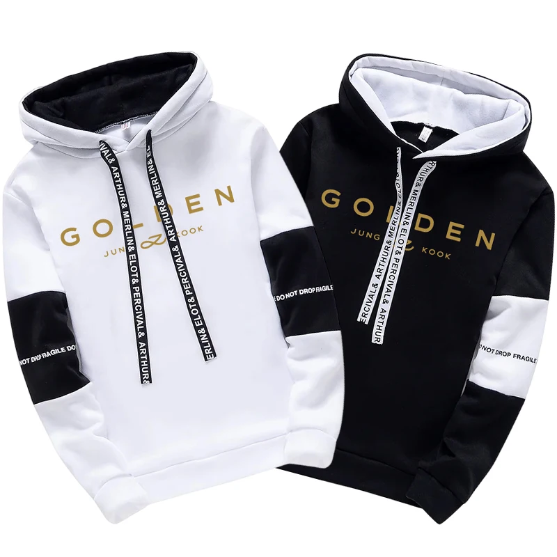 Jung Kook Fans Hoodie Sweatpants All Season Woman Daily Casual Sports Hooded Sweatshirts Jogger Pants 2025 K-pop Women's Clothes