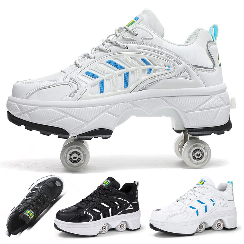 Sapato de roda para exterior patins, calçado desportivo para estudantes, multifuncional, alta qualidade, novo, tamanho 33-43, 2022