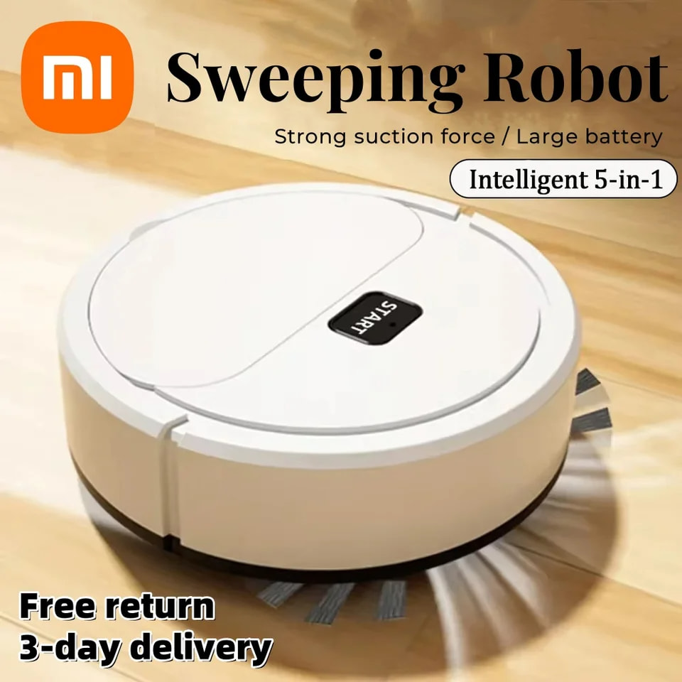 Xiaomi-Robot de barrido inteligente para el hogar, mini máquina de barrido con succión y fregado, máquina de limpieza tres en uno