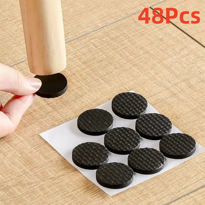 Almohadillas autoadhesivas para pies de muebles, alfombrillas gruesas de 5mm antiarañazos para suelo, alfombrillas silenciosas antideslizantes, alfombrillas protectoras para patas de mesa y sillas