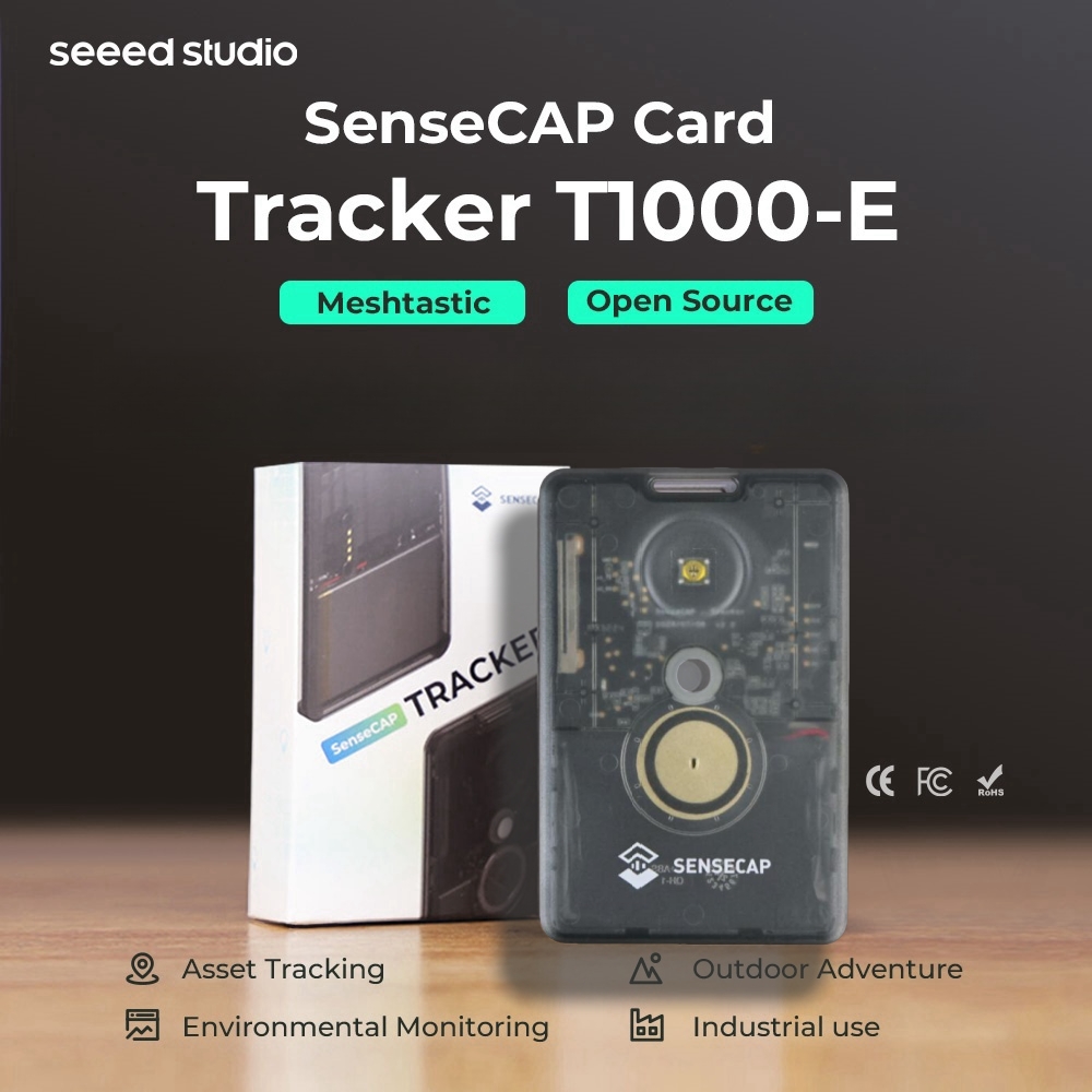 Meshtastic Lora SenseCAP カード トラッカー T1000-E、868mhz 915mhz、アンテナ、IP65、GPS、nRF52840、BLE 5.0、スレッド、Zigbee