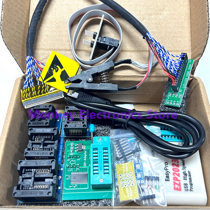 EZP2023 USB High Speed Programmeur met TSSOP8 12 inbranden 24/25/93/95Bois 2019/2010 Verbeterde Versie