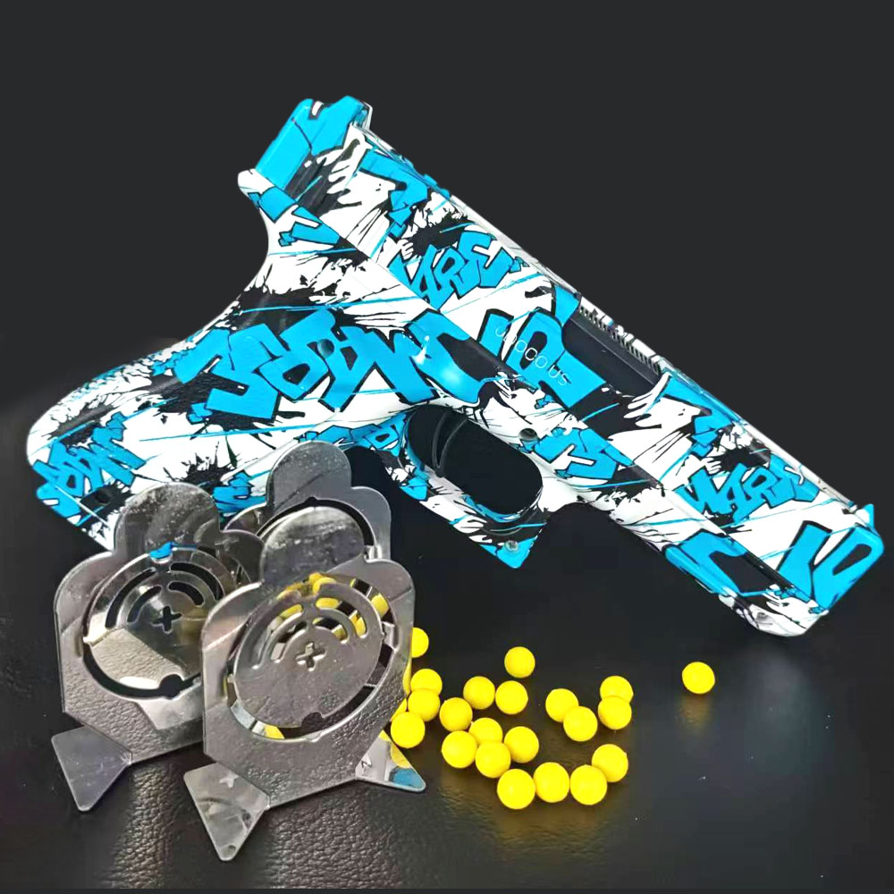 2024 Nieuwe G17 Zachte Kogel Speelgoed Pistool Handleiding Pistool Schuim Bal Airsoft Launcher CS Schieten Games Wapens voor Kinderen jongens Gift