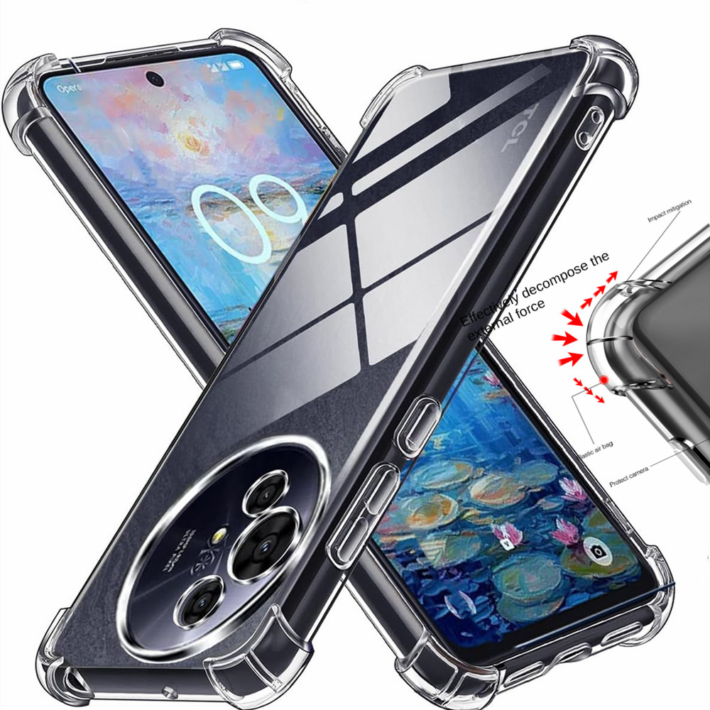 Custodia in TPU antiurto a quattro angoli per TCL 50 Pro NXTPAPER 5G Custodia protettiva Capa Coque Cover Fundas