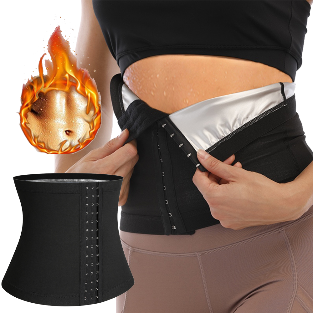 Damen Bauchweg-Shapewear Workout Sauna-Anzüge Fitness Schweiß-Taillengürtel Former Fettverbrennung Bauchstraffende Korsetts