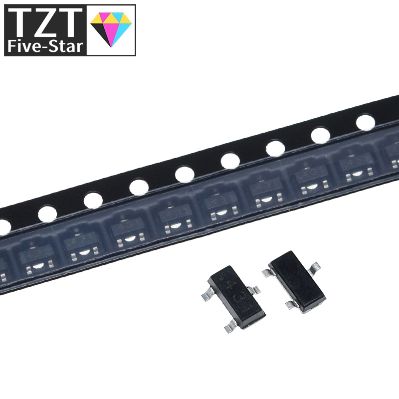 100/300PCS TL431 TL431A 431 para módulo regulador de voltaje