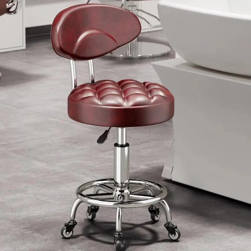 Kappersstoel Draaiwielen Roterende stoel Salon Kapper Kapperszaak Apparatuur Meubilair Professioneel Rollend Silla Giratoria