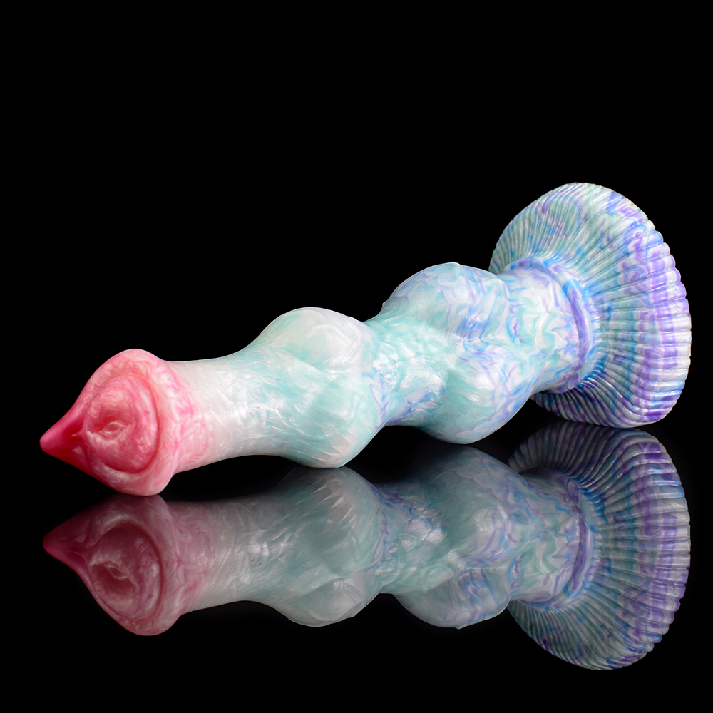 FAAK-Godemiché Éducatif en Silicone avec Ventouse pour Femme, Pénis à Nministériels d de Chien, Ohio eur Vaginal, Point G Épais, Jouets Sexuels Féminins