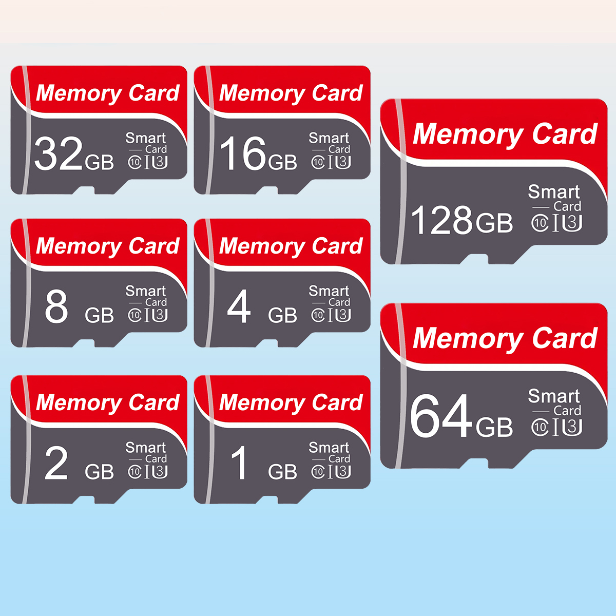 การ์ดหน่วยความจำความเร็วสูง 1GB 2GB 4GB 8GB 16GB 32GB 64GB 128GB การ์ดมินิ TF ใช้สำหรับบันทึกข้อมูลมาตรวัดความเร็วของโดรน