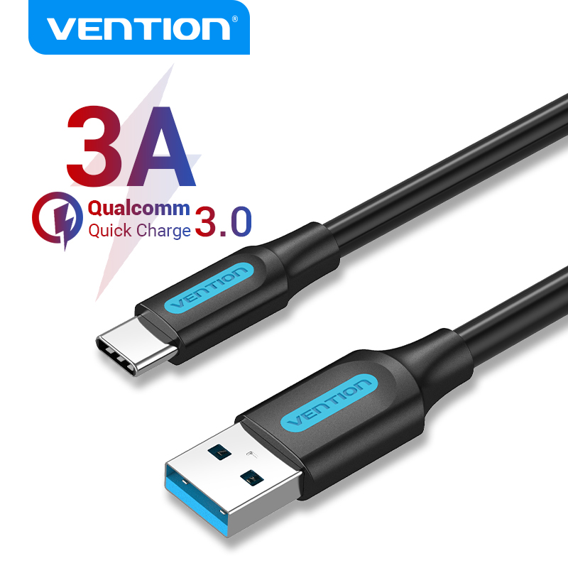 Ventie USB Type C Kabel 3A Snel Opladen USB 3.0 Kabel voor Samsung Galaxy S10 S9 Huawei P20 10 Pro Type-C Data Oplaadkabel
