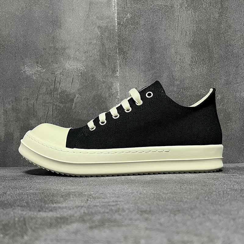 Männer Frauen Casual Loafer Schuhe Leinwand Luxus Trainer Lace Up High Street Sneakers Herbst Wohnungen Schwarz Walking Schuh