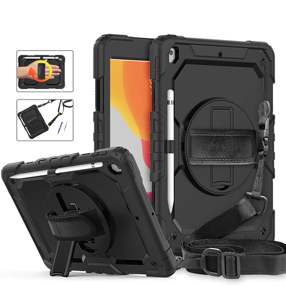 Capa Inteligente para Serviço Pesado para iPad, Capa para iPad 10.2, 9ª Geração, iPad 9.7, Air 5, 2, 3, 4, 10.9, 10.5, 2021, Pro 11, 12.9, mini 6, 5, 2022