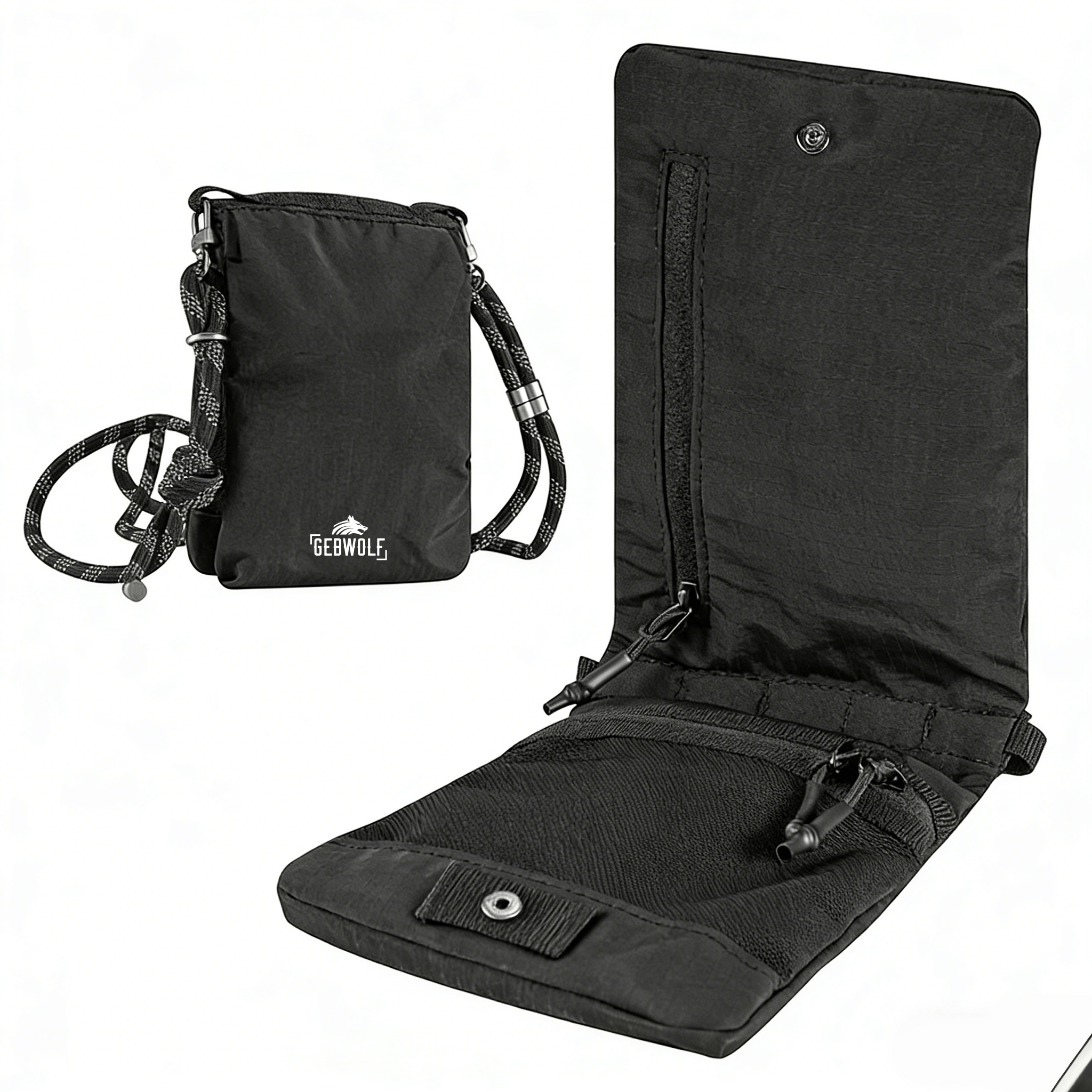 Monedero multifuncional para teléfono móvil, Mini bolso cruzado, cartera de viaje, monederos hinchados, estuche organizador RFID, bolsa fácil de ocultar