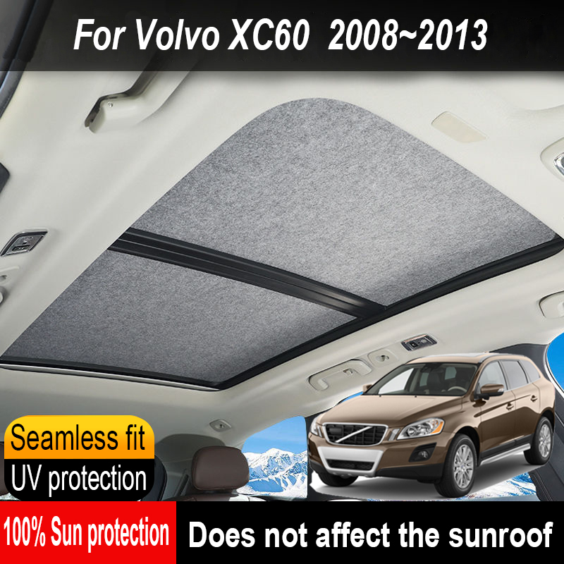 Auto-Sonnenschutz für Dachfenster, für Volvo XC60 2008–2013, 2012, 11, Sonnenschutz, Anti-UV, elektrostatische Adsorption, Himmels-Sonnenschutz