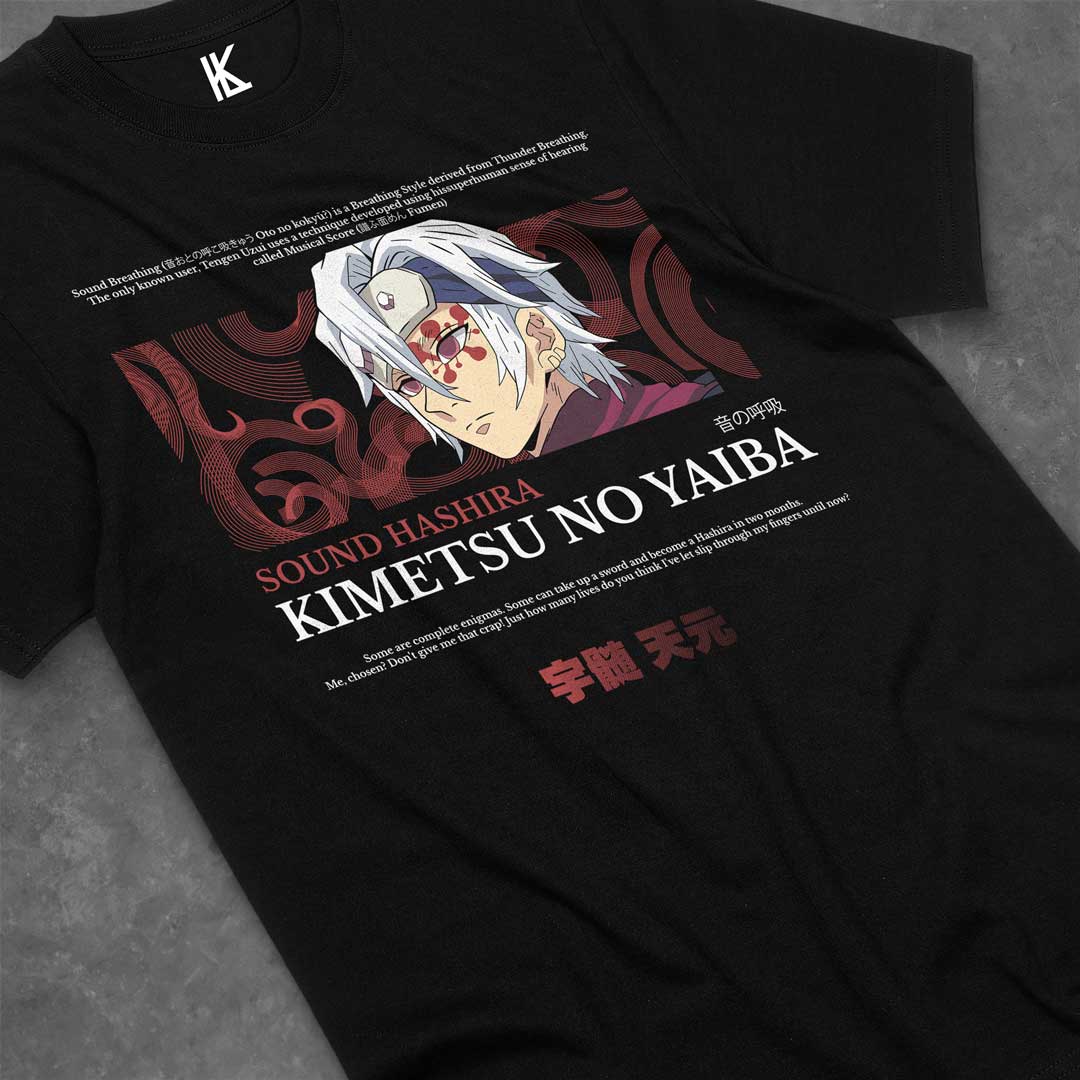 Uzui Tengen T-Shirt Demon Slayer Kimetsu No Yaiba Anime Gift Shirt Wszystkie rozmiary