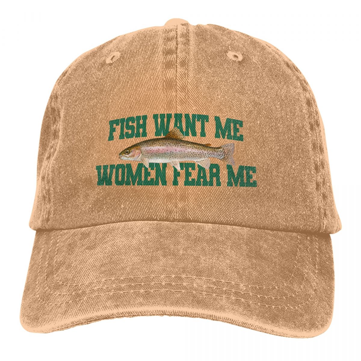 Chapéus de pai de cor pura peixes me querem mulheres me temem meme clássico chapéu feminino viseira de sol bonés de beisebol boné de pico