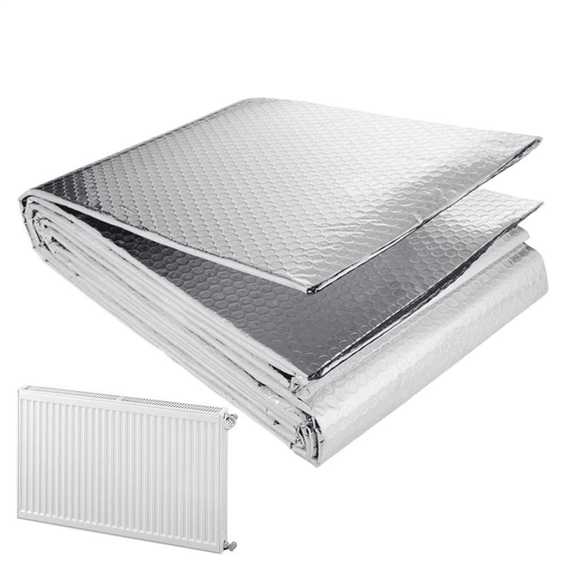 Heat Reflector Foil 16 Ft X 24 Inch Radiator Insulation For Winter Double Side Aluminum Foil Thermal Insulation Radiant Barrier