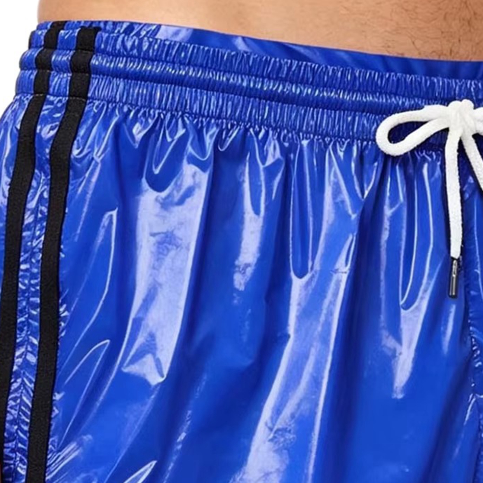 Męskie wodoodporne kąpielówki ze sznurkiem i elastycznym pasem, szorty do pływania z wbudowanymi slipami, bokserki do zapasów, na siłownię, do sportów i pływania.