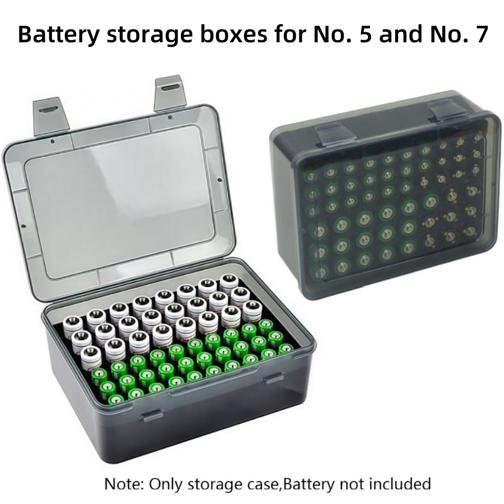 Custodia per organizer per batteria ricaricabile AA AAA da 54 slot con scomparti regolabili per cassetto del garage domestico