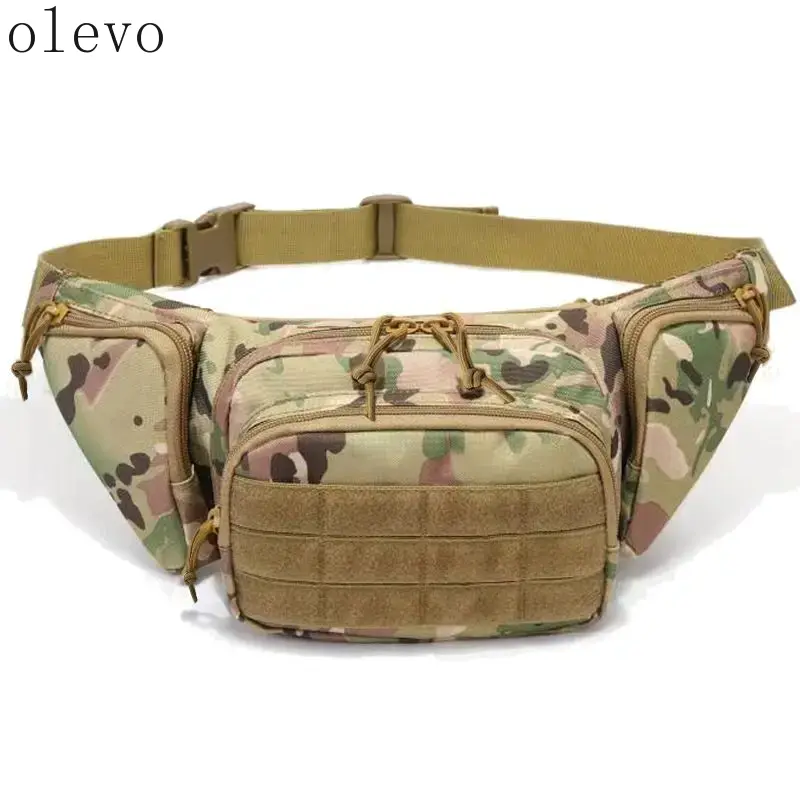 Outdoor Multifunctional Waist Bag Tactical Shoulder Bag for Hiking Cycling Camping Sports