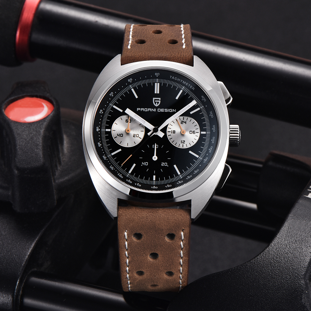 Relojes PAGANI DESIGN para Hombre, Reloj de pulsera de cuarzo de lujo para Hombre, cronógrafo de velocidad de zafiro AR, Reloj con esfera Retro, Reloj para Hombre 2026