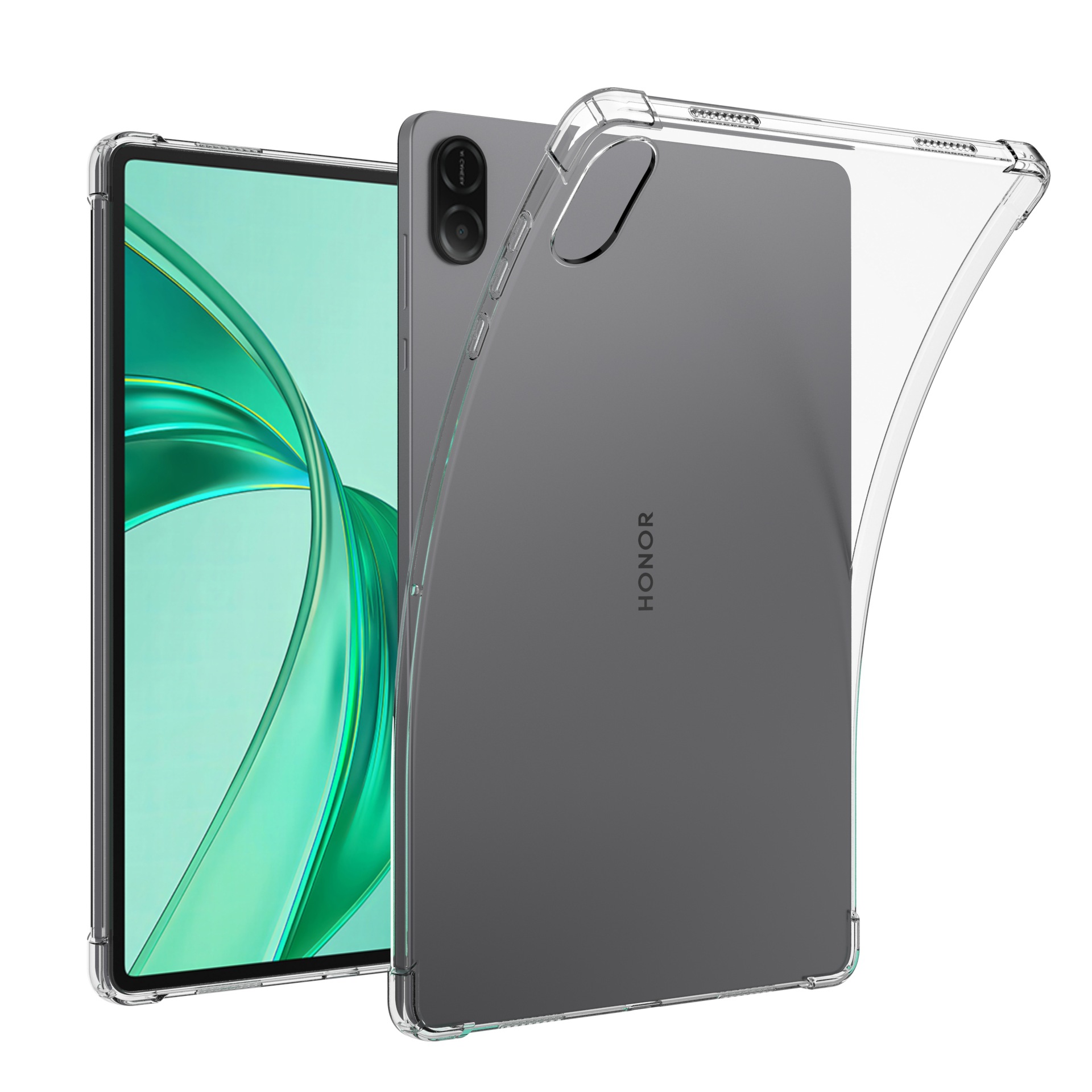 Dla Huawei HONOR Pad X8a 11 "2024 przezroczyste poduszki powietrzne miękki silikon TPU ochrona odporna na wstrząsy Capa Fundas dla Honor Pad X8A