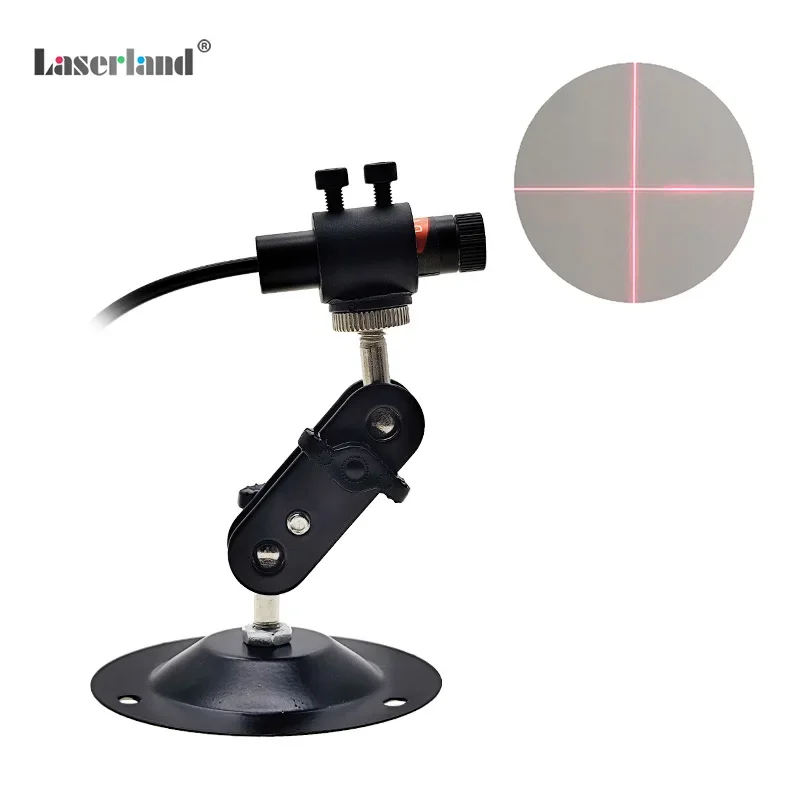 1255 5Mw 10Mw 50Mw Tóc Dây Chuyền Chữ Thập Đỏ Laser Diode Module 650nm In/Máy Định Vị 5V