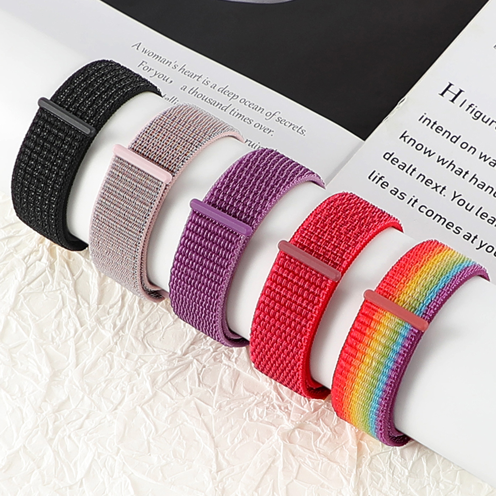 Nylon Loop Band for Samsung Galaxy Watch 6 4 7 classic/5 Pro/active 2/Gear S3 20mm/22mm Bracelet Huawei watch GT 6 5 4 2e 3 pro
