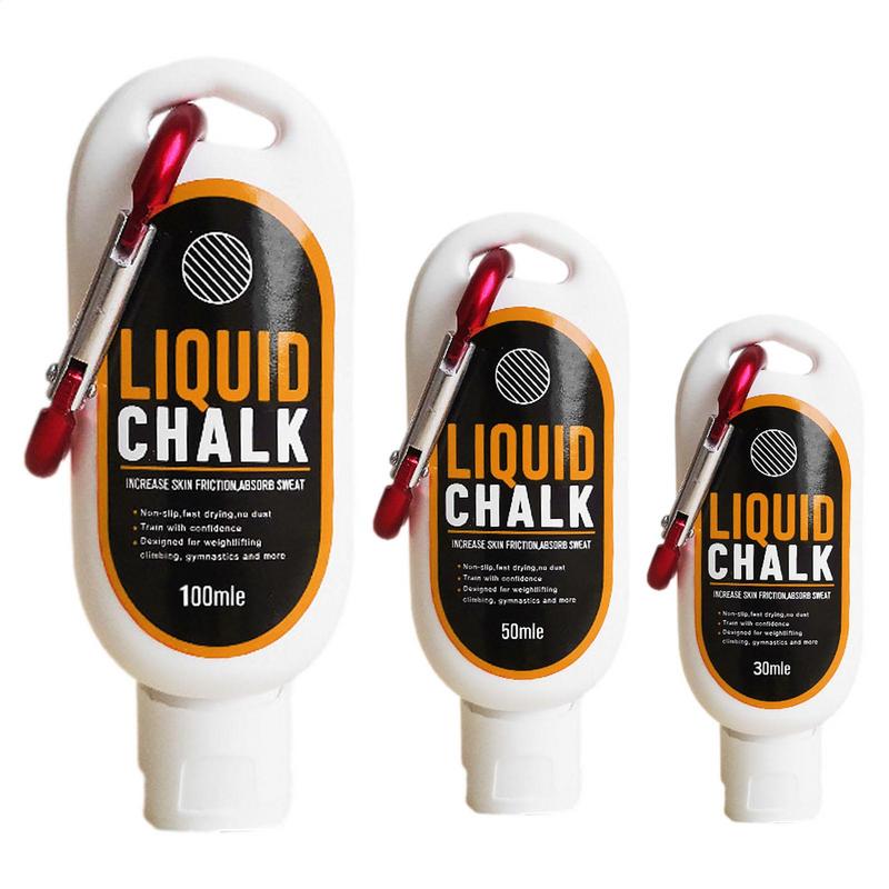 100/50/30ml กีฬาผงแมกนีเซียมเหลวฟิตเนสยก Anti SLIP Cream Grip แมกนีเซียมเหลวสําหรับ POLE Dancing ROCK ปีนเขา