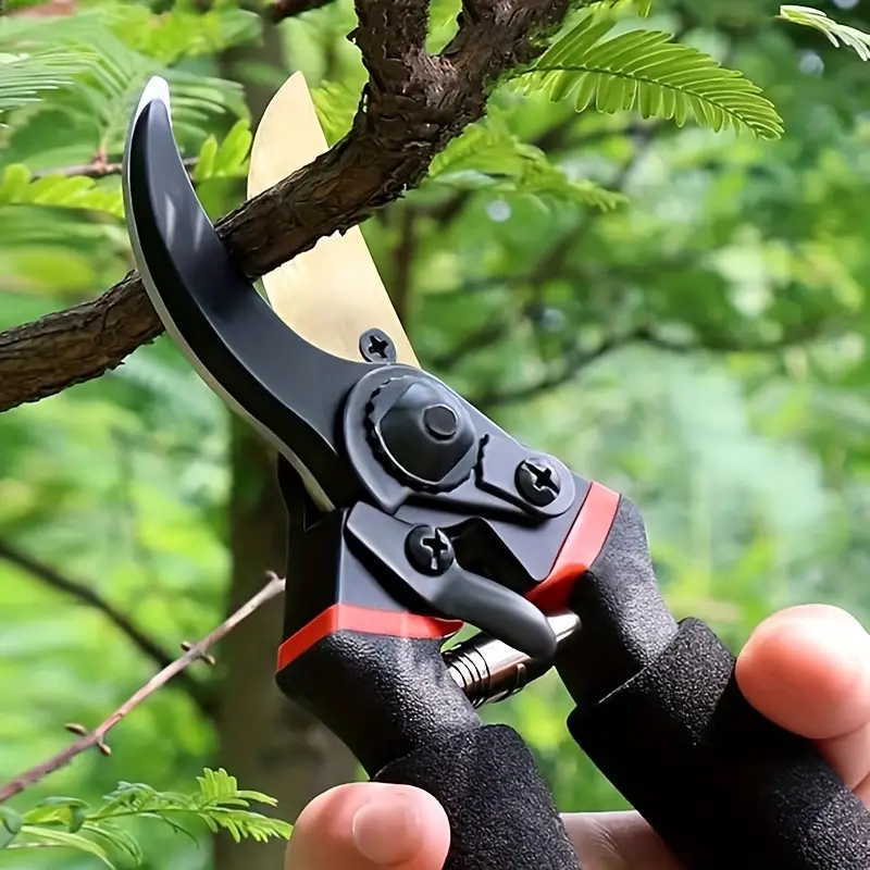 Tijeras de podar profesionales de titanio de 8,5 "(T13)-tijeras de jardín Premium súper afiladas, tijeras de podar para jardinería y jardín