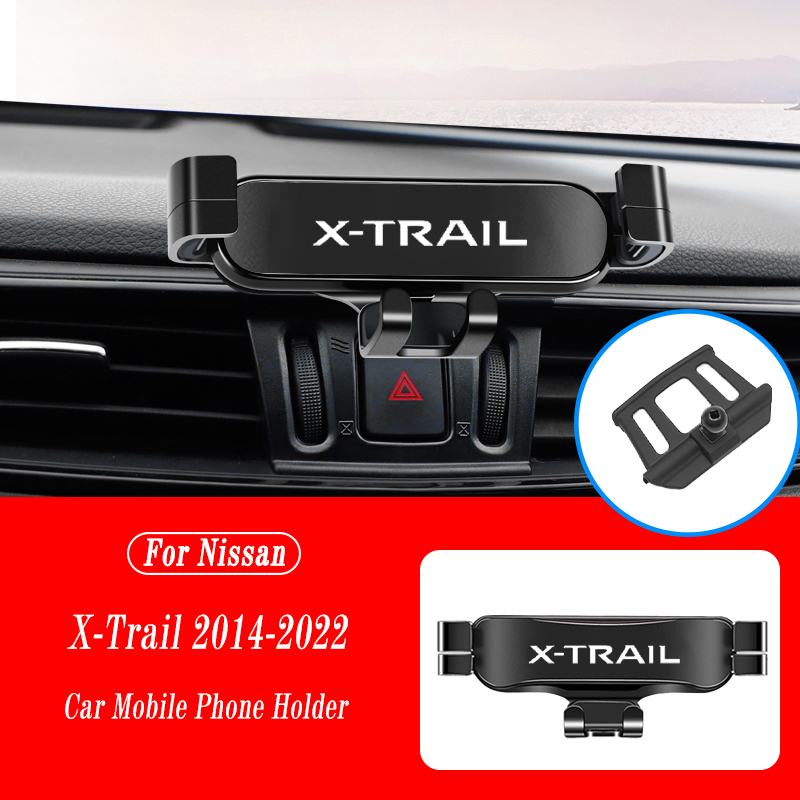 Samochodowy uchwyt na telefon komórkowy do Nissan X-Trail X Trail 2014-2022 Air Vent Mounts Stand GPS Gravity Navigation Bracket Akcesoria