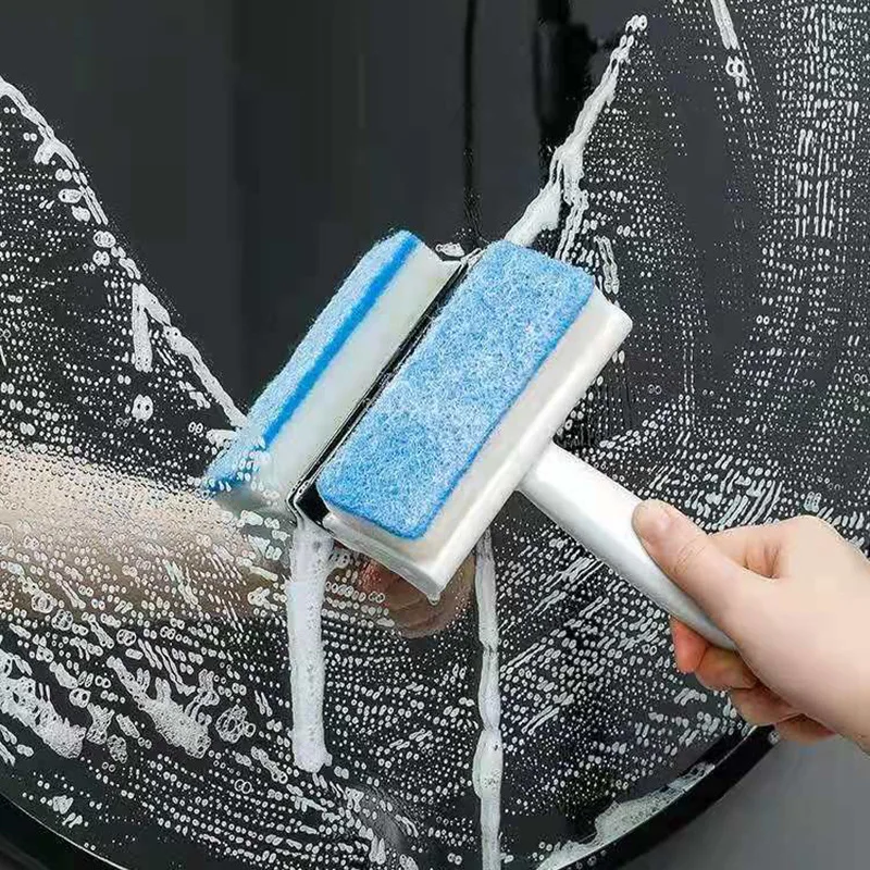2in1 Glas Fenster Wischer Seife Multifunktionale Reinigung Pinsel Reiniger Rakel Spiegel Badezimmer Wand Reinigung Pinsel Werkzeuge für Zuhause