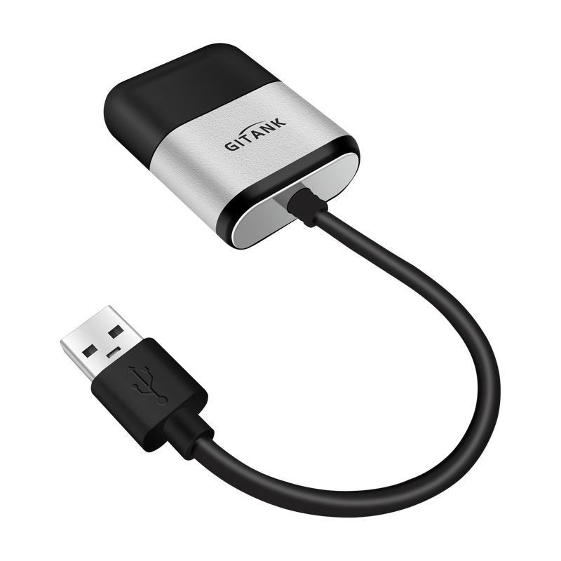 GITANK USB Bluetooth 5.3 Auto-Adapter, kompatibel mit CMC, Chevy, Honda, Infiniti, Nissan, Toyota, Lexus iPod Music Interface